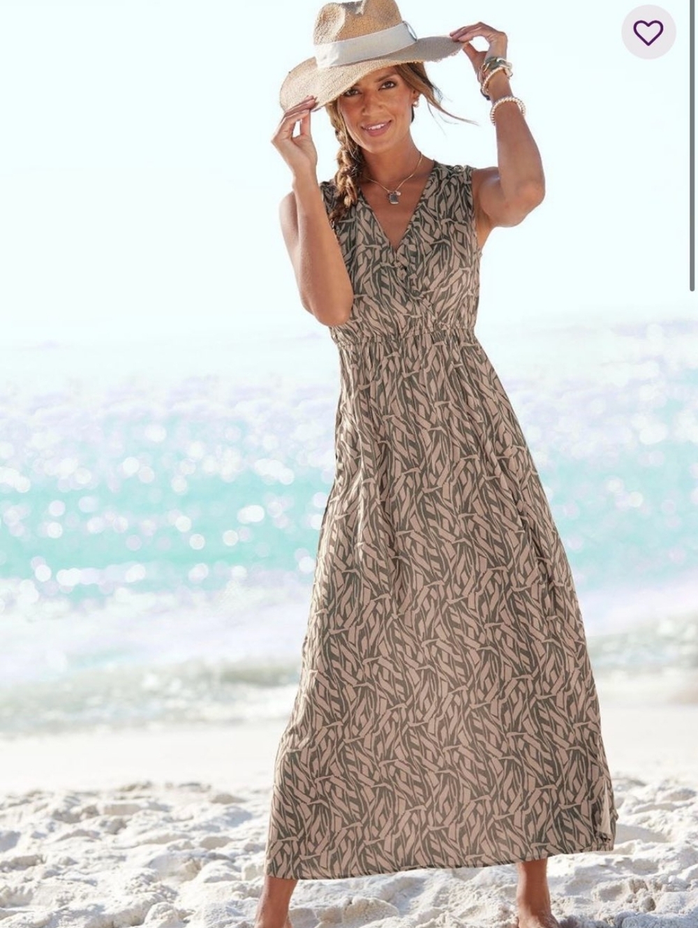 LASCANA NWT. Wrap Look Maxi Dress, Perfect Summer Dress. Brand New. - Picture 6 of 6